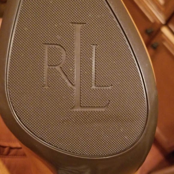 Ralph Lauren Vallerie Amber Cognac Boots - Picture 4 of 12